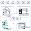 10 Pcs bobbins for Sewing Machine, Plastic Bobbin, Class 15 Bobbins , Bobbins for Singer Sewing Machine Bobbins for Singer/BroTher. 