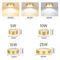 LED Ceiling Light Surface Mounted Downlight 5W 10W 15W Spot Led Light Ultra Thin 3 Color Panel Lamp for Living Room Home Decor. 