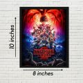 Stranger Things wall frame for room decoration. 