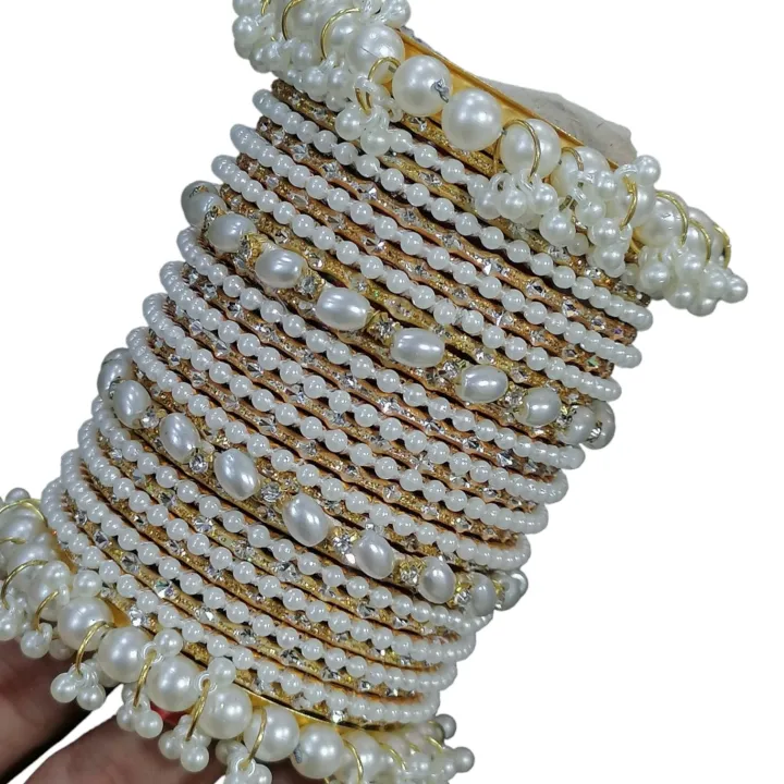 Combo%20Of%20Pearl%20Bangle%20with%20Fancy%20Metal%20Bangle%20for%20Women%20and%20Girls,%20White%20Pearls%20Kadha%20Bangles%20Set%20for%20Girls%20-%20Image%208