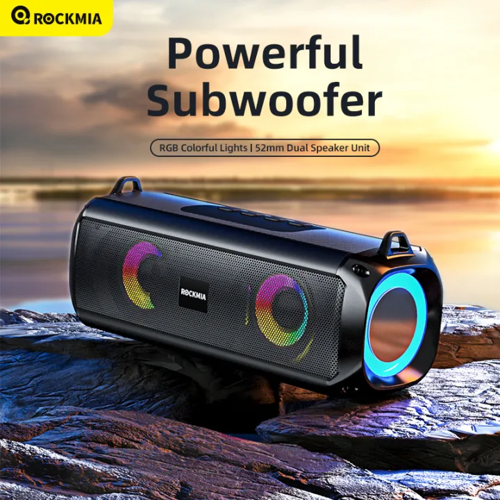 Rockmia%20EBS-045%20Portable%20Wireless%20Music%20Speaker%20Bluetooth%205.0%20RGB%20LED%20Lights%20Microphone%20TF%20Card%20Shoulder%20Strips%20-%20Image%203