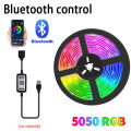 USB LED Strip Lights Bluetooth App Control LED Lights for TV RGB 5050 Flexible Ribbon Diode Tape TV Backlight Room Decoration. 