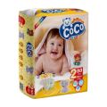 Coco Baby Diapers Size 2 Jumbo Pack (80 Pcs 3-6 Kg). 