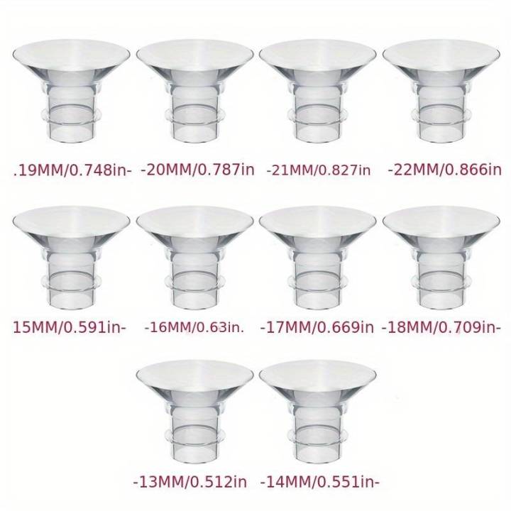 1P Flange Insert Compatible with Momcozy/Medela/Spectra/YOUHA/TSRETE 24mm Shields/Flange, Reduce 24mm Tunnel Down to Other Size