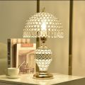 Crystal Lamp Bedroom Light Luxury Romantic European Home Warm Wedding Simple Modern Creative Wedding Room Bedside Lamp. 