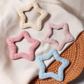 New Star Silicone Teether Food Grade Heart Baby Teething Toy.