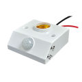 AC85-265V Automatic Human Body Infrared IR Sensor Lamp Holder LED Bulb Light E27 Base PIR Detector Wall Lamp Holder Socket.