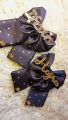 Customized Name bow with clip or elastic headband for girls, new born and babies, Best quality Hair Accessories for Hair tie. 