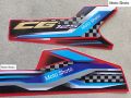 2024 Model Tanki Tapa Sticker Honda CG-125 (Complete Set) -Red. 
