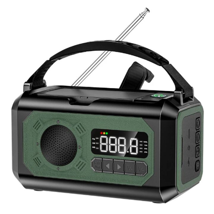 Portable%2012000mAh%20Emergency%20Radio%20AM/FM/NOAA%20Weather%20Radio%20Solar%20Hand%20Crank%20Radio%20Flashlight%20SOS%20Alarm%20Power%20Bank%20Reading%20Lamp%20-%20Image%207