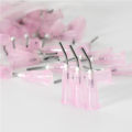 PIORPOY 100 Pcs/Bag Dental Composite Resin Pre Bent Flow Dispensing Needle Tips Disposable Dentistry Irrigation Tips 18/22/25G. 