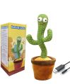 Dancing Cactus Toy with Rechargeable Music, Singing, Talking, Lightning, Wrist Toy - Fun Talkback Toy for Kids - High Quality /cactus toy/cactus plant/cactus dancing toy/cactus toy talking/cactus toy low Priced / children / toys / baby toy. 