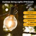 AVANLO LED Outdoor String Lights, 102FT Garden String Lights Mains Powered, Festoon Lights with 55 Bulbs for Indoor & Outdoor Décor Wedding Patio Cafe Party. 