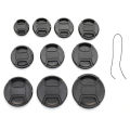 High-quality 40.5mm 49mm 52mm 55mm 58mm 62mm 67mm 72mm 77mm 82mm Center Pinch Snap-on Cap Cover Camera Lens. 