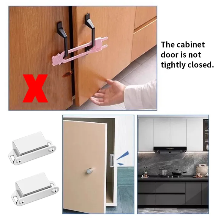 4/10/15pcs%20magnetic%20cabinet%20door%20stopper,%20suitable%20for%20furniture%20doors%20such%20as%20cabinets%20and%20shoe%20cabinets,%20magnetic%20door%20buckles%20-%20Image%202