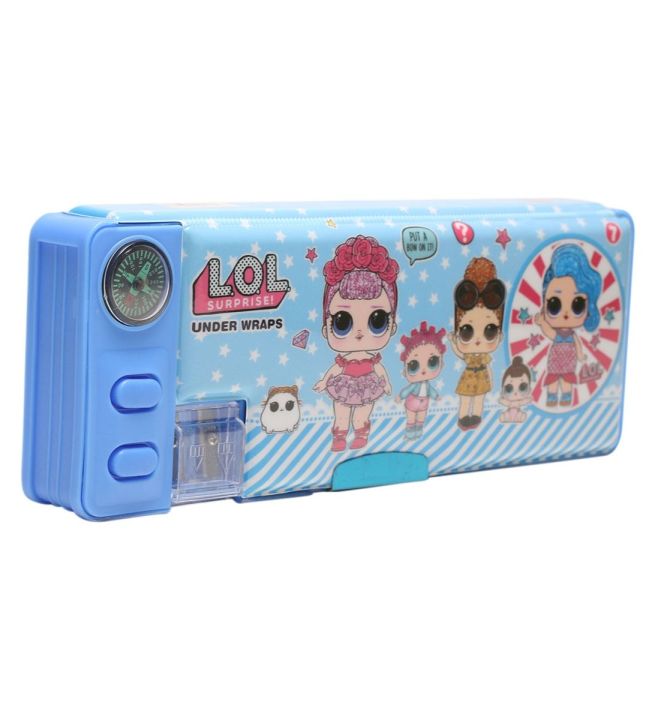 Pencil%20&%20Pen%20Box%20With%20Double%20Sharpner%20And%20Compass%20%20Magnetic%20Lock%20System%20-%20Image%204