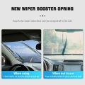 2Pcs Car Wiper Blade Booster Spring – Universal Alloy Windshield Wiper Enhancement Strip for Better Contact & Clear View. 
