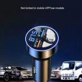 Car Bluetooth Transmitter 5.4A Dual USB Fast Charging Car Charger MP3 Player Hands-Free Call Voice Navigation FM Radio Adapter. 