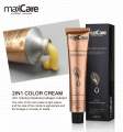 Maxcare Hair Dye Color Hair Dye Number G11-3P Golden Blonde, Dull Gray. 