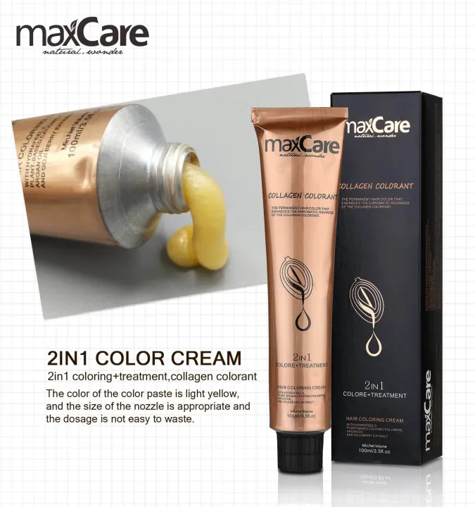 Maxcare%20Hair%20Dye%20Color%20Hair%20Dye%20Number%20G11-3P%20Golden%20Blonde,%20Dull%20Gray%20-%20Image%205