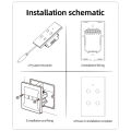 US WiFi Smart,Touch Light Switch,Works with Alexa  Home,Neutral Wire Required,1/2/3 Gang,100-240V,CozyLife App Control lightify. 