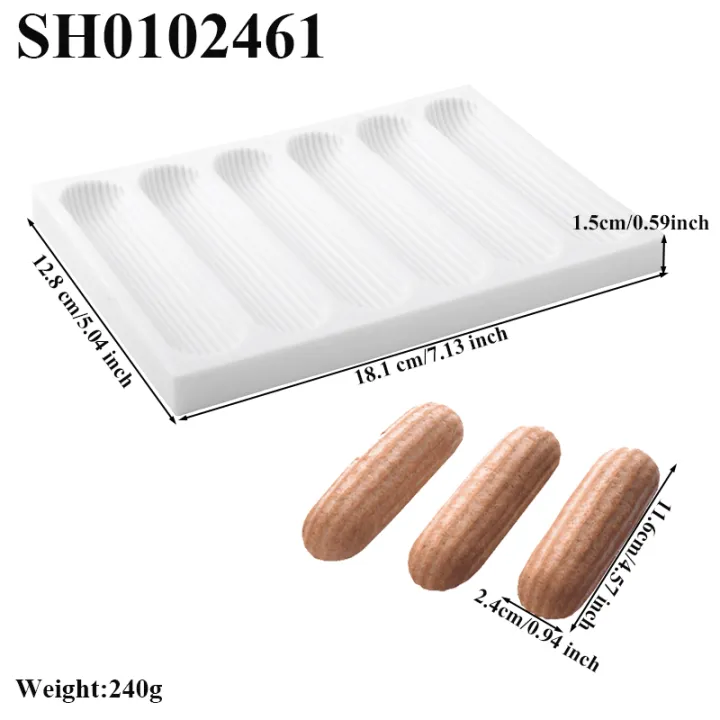 6-Cells%20Chocolate%20Eclair%20Dessert%20Bakeware%20Long%20Strip%20Puffs%20Baking%20Mold%20Finger%20Shaped%20Puff%20Pastry%20Mold%20Kitchen%20Silicone%20Bakeware%20-%20Image%203