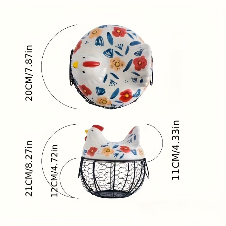 1pc%20Farmhouse%20Hen-Shaped%20Ceramic%20Egg%20Baske%20-Ceramic%20Egg%20Holder%20with%20Lid,Rustic%20Kitchen%20Organizer%20for%20Fruits/Veggies%20-%20Image%204