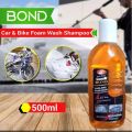 Car Wash Shampoo / Bike Mototrcycle Car Snow Foam Wash Shampoo (500ml) - (Use for car & Bike).