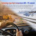 AD A8 OBD2 HUD Car Head Up Display Windshield Projector Speed Fuel Warning Voltage Alarm Speed Water Temp Data Diagnostic Tool. 