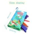 New Baby Cloth Books Visual and Auditory Training Early Educational Toys Kids Cartoon Animal Tails Book for Toddlers 12-72 Month. 
