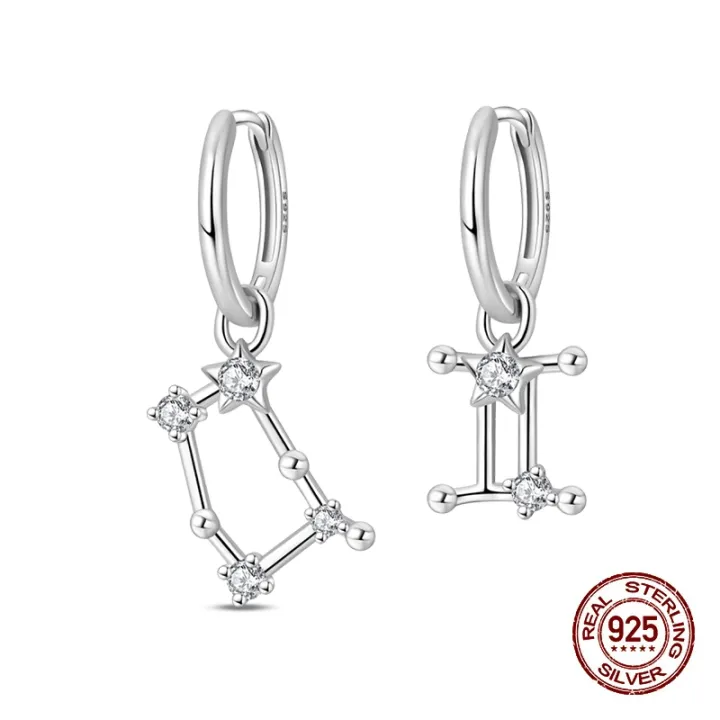 New%20Original%20Hoop%20Earrings%20925%20Sterling%20Silver%20Twelve%20Constellations%20Alien%20Form%20Studs%20Earring%20For%20Women%20Luxury%20Birthday%20Gift%20-%20Image%207