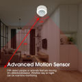 Tuya Zigbee Mini PIR Motion Detector Human Motion Sensor Infrared Detector Security Alarm Works With Alexa Google Smart Life App. 