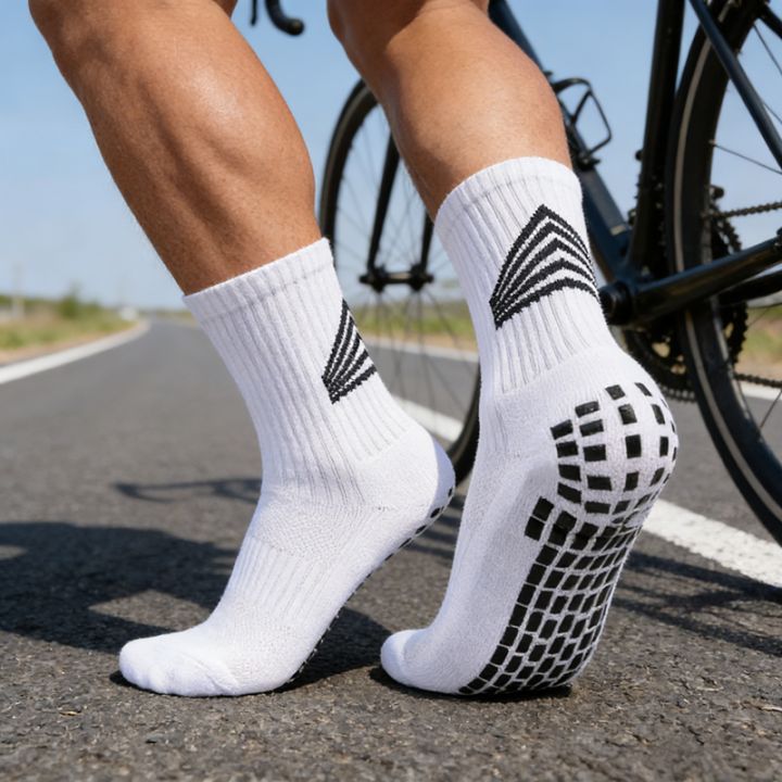 4/8/12 Pairs Men Women Hiking Tennis Socks Non Slip Grip Sport Football Basketball Soccer Cycling Running Skateboard Socks