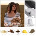Breathable Mesh Mosquito Head Nets Lightweight Hat Net Cover Outdoor Camping Fishing Anti-mosquito Cover Insect-Proof Hat.