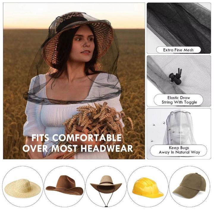 Breathable%20Mesh%20Mosquito%20Head%20Nets%20Lightweight%20Hat%20Net%20Cover%20Outdoor%20Camping%20Fishing%20Anti-mosquito%20Cover%20Insect-Proof%20Hat%20-%20Image%205