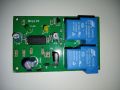 High low voltage protection circuit board with 30 ampere 2 relays.