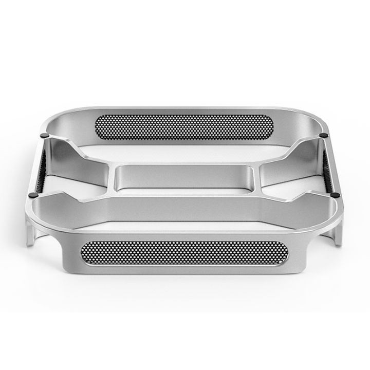 For%20Mac%20mini%20M4/M4%20Pro%20Desktop%20Stand%20Computer%20Riser%20Dustproof%20Base%20Heat%20Dissipation%20Bracket%20Aluminum%20Alloy%20Cooling%20Holder%20Dock%20-%20Image%203