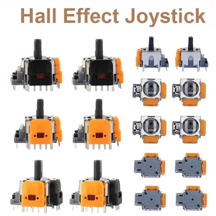2Pcs/Set Hall Effect Joystick 3D Analog Sensor Wheel Thumbsticks For PS5 PS4 Xbox One Serie Controller Replacement Accessories