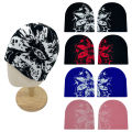 1PCS Personalized Trend Large Patterned Jacquard Knitted Hat, Street Outdoor Sports skullcap, Unisex Beanie.