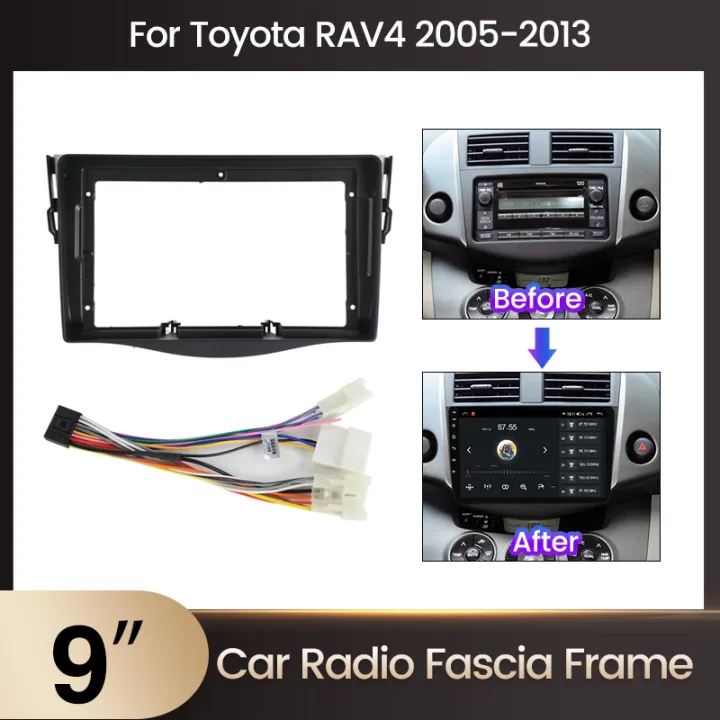 MEKEDE 2Din Android Car DVD Frame Audio Fitting Adaptor Dash Trim Facia ...
