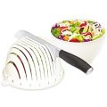 Effortless Kitchen Prep| Vegetable Salad Cutter Bowl for Quick and Easy Slicing. 