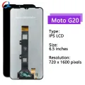 Mobile phone lcds For Motorola Moto G20 LCD Display Touch Screen Digitizer Assembly Replace for Moto G20 LCD Pantalla. 
