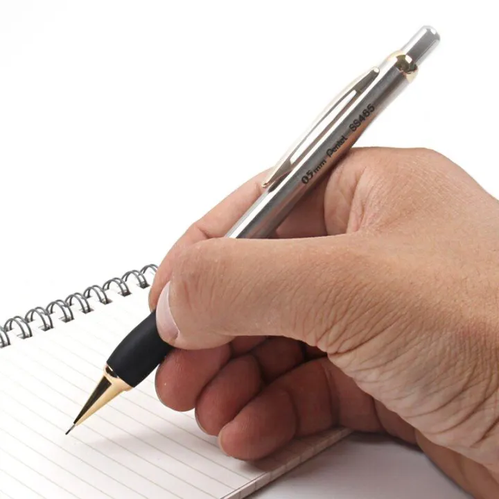 Pentel%20metal%20Pentel%20mechanical%20pencil%20ss465%200.5mm%20silver%20-%20Image%203