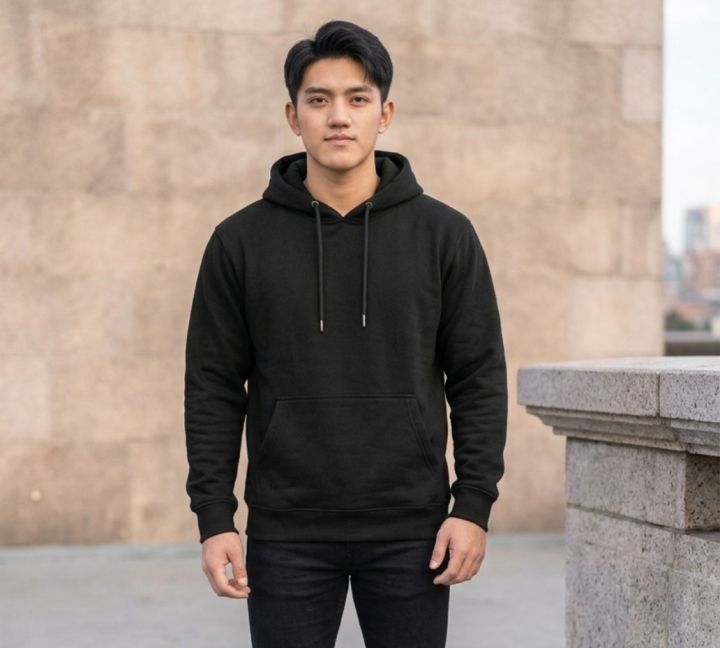 Premium%20Black%20Hoodie%20for%20Men%20-%0AStylish%20Cotton%20Hooded%20Sweatshirt%0Afor%20Winter%20-%20Comfortable%20Casual%20&%0AOutdoor%20Wear%20-%20Image%204