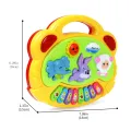 Kids Cartoon Piano Keyboard Game with Animal Sounds Flashing Light Music Baby Instrument Music Toys Educational Toys Kids Gifts. 