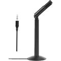 Kubite K24 120°Rotation Desk Mic 3.5mm Jack Studio Stereo Recording Desk Condenser Microphone Mini by Ecoelec. 