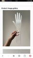 Acrylic Full Hand Transparent For Henna Practice. 