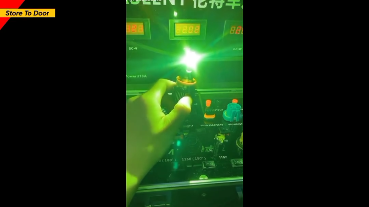 Green Color Fog Light For Car In (H11 Fitting) Lime Green LED Bulbs - 2 Pcs