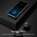 A20 MP3 MP4 MP5 Music Player Bluetooth 5.2 Speaker Mic Touch Key FM Radio Video Recorder Play E-book HIFI Metal Walkman E-book. 