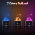 flame humidifier led night light fire humidifier aroma diffuser humidifier. 